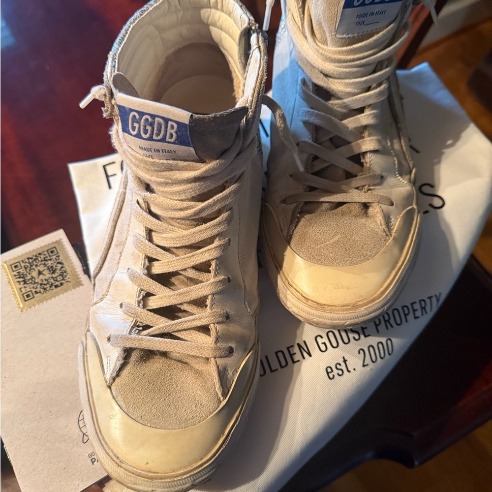 Golden Goose Penstar Sneakers, size 38, Bag & Passport included!